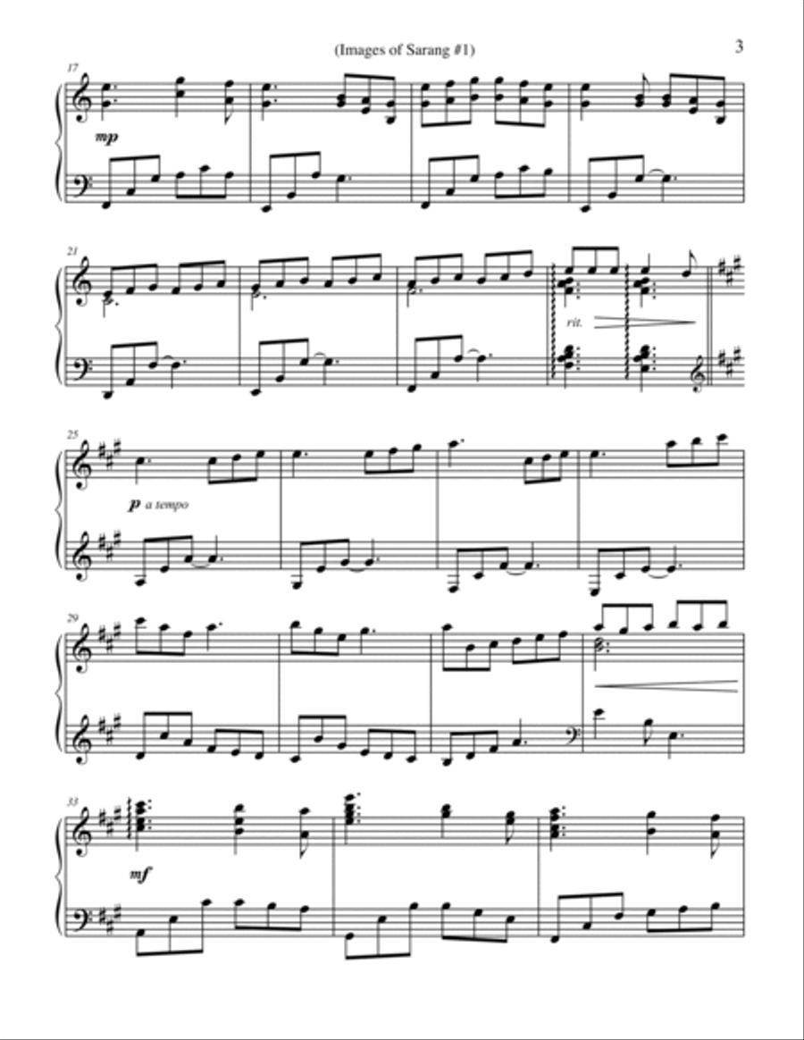 Images of Sarang, Vol. I Piano Solo scores gallery preview page 3