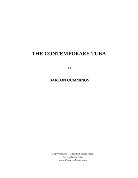 The Contemporary Tuba