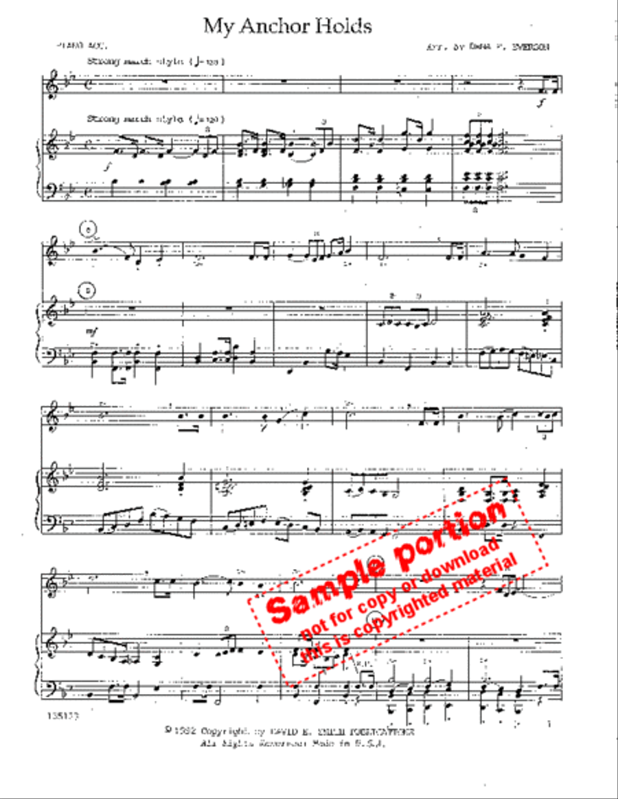 My Anchor Holds My Anchor Holds Trombone scores gallery preview page 2