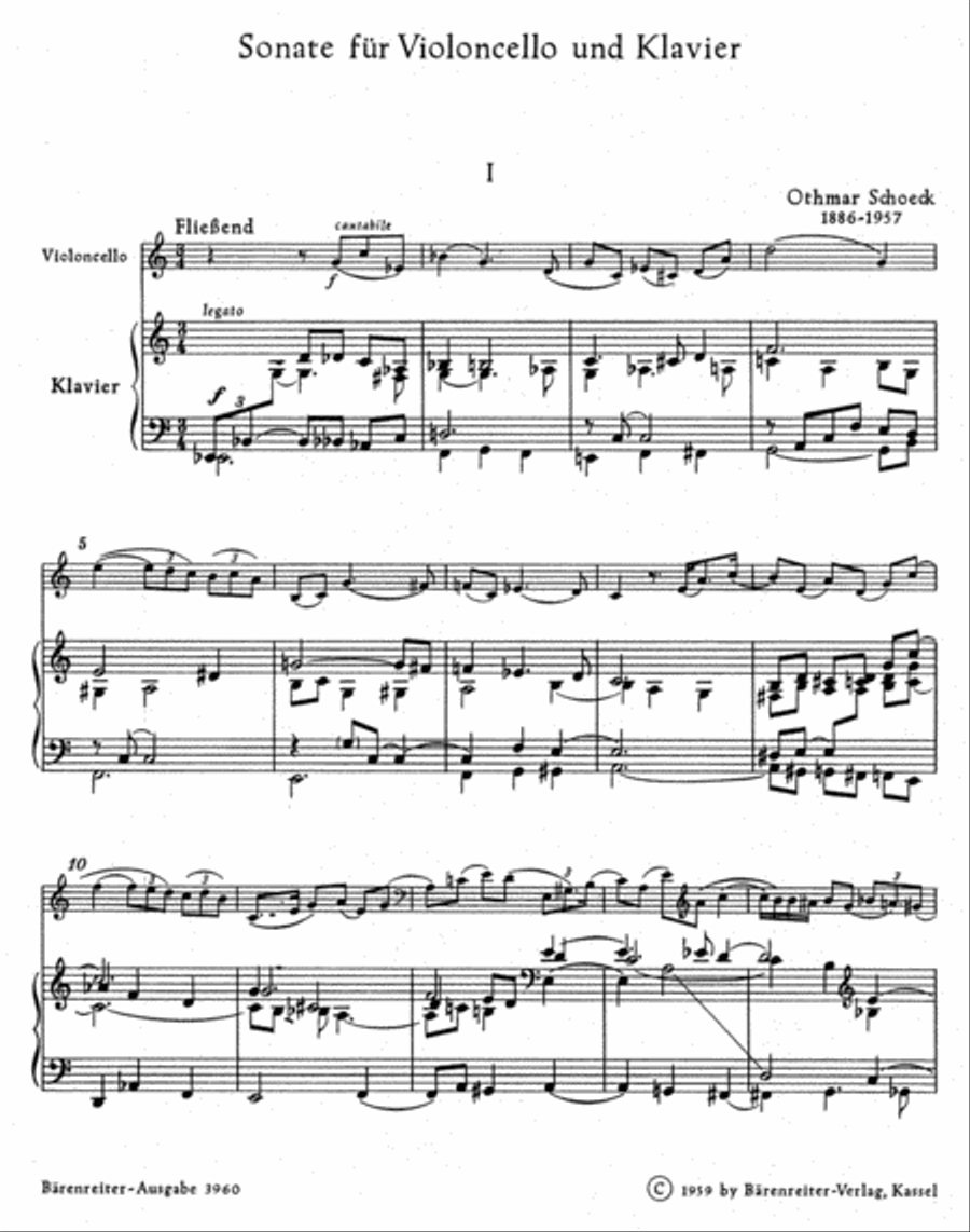 Sonata for Violoncello and Piano Piano Accompaniment scores gallery preview page 2