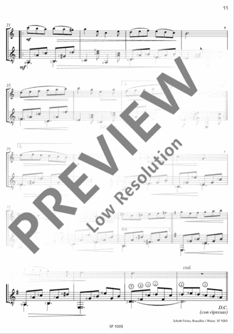 Summer Evening Flute scores gallery preview page 12