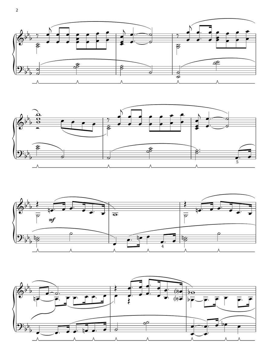 I Dreamed A Dream Piano Solo scores gallery preview page 2