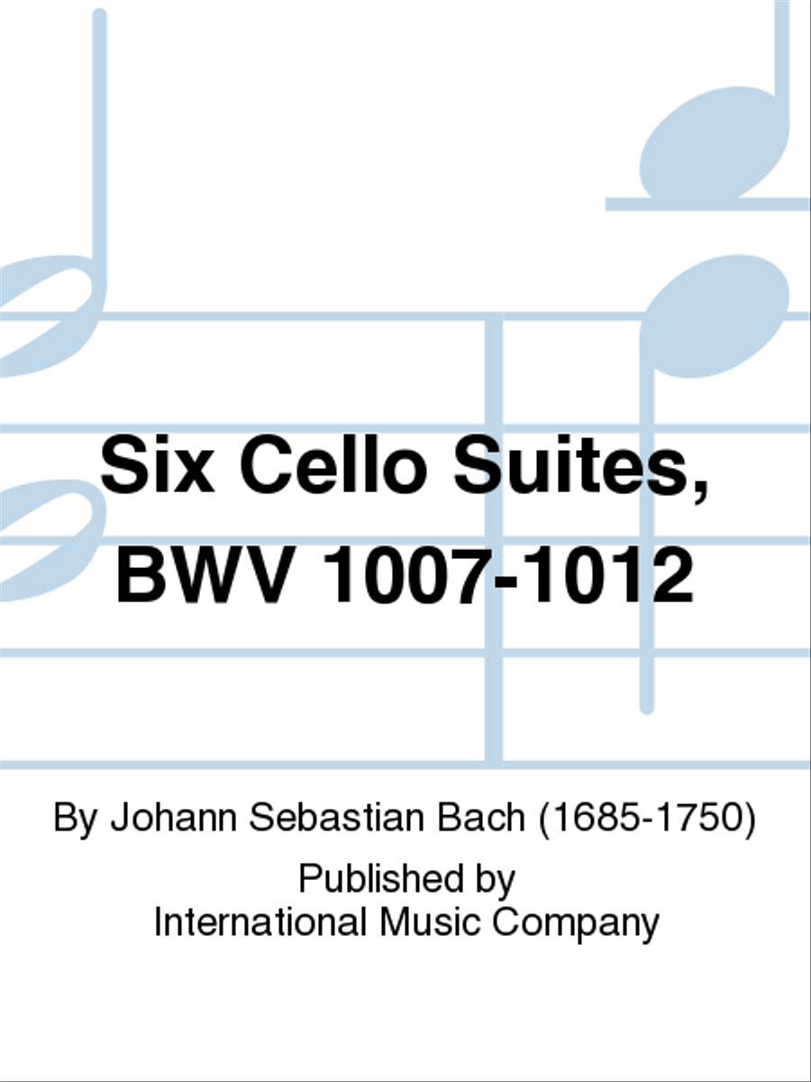 Six Cello Suites, BWV 1007-1012 Cello scores gallery preview page 1
