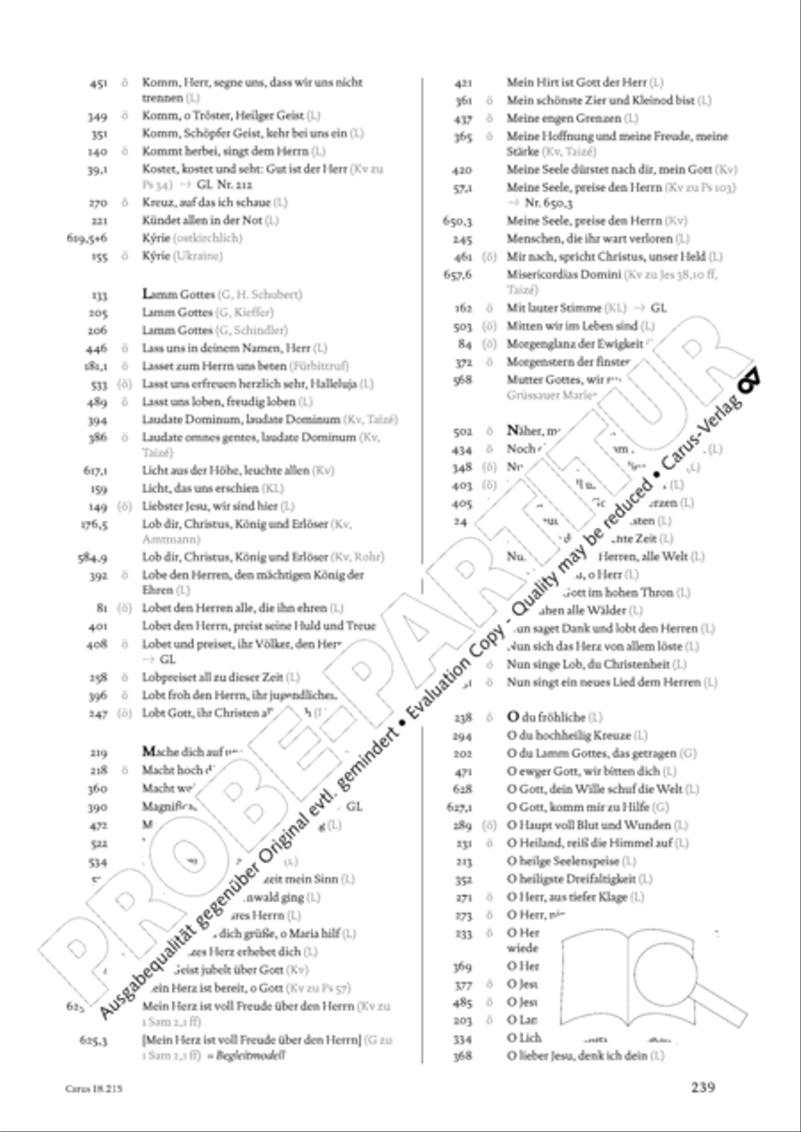 Gitarrenbuch zum Gotteslob Guitar scores gallery preview page 223