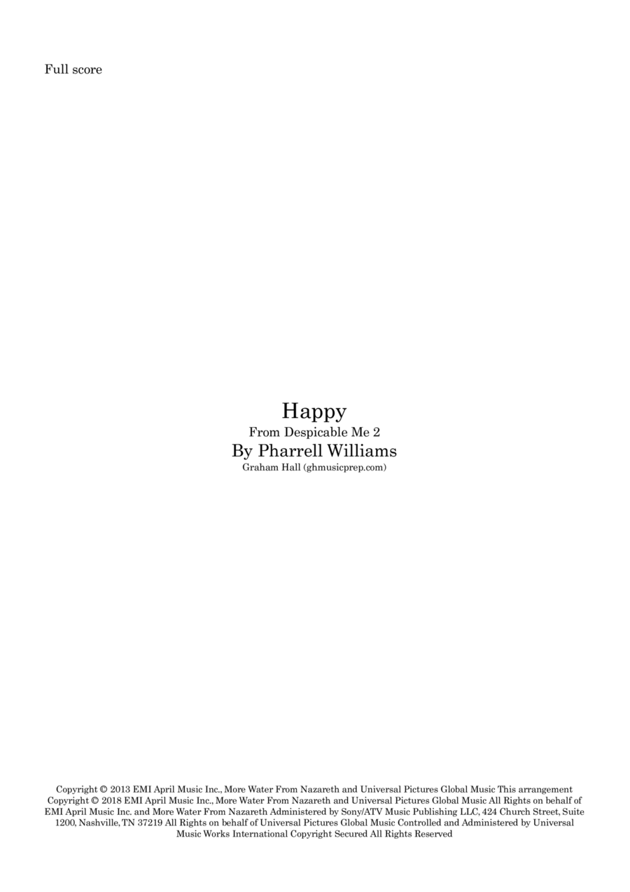Happy String Quartet scores gallery preview page 1