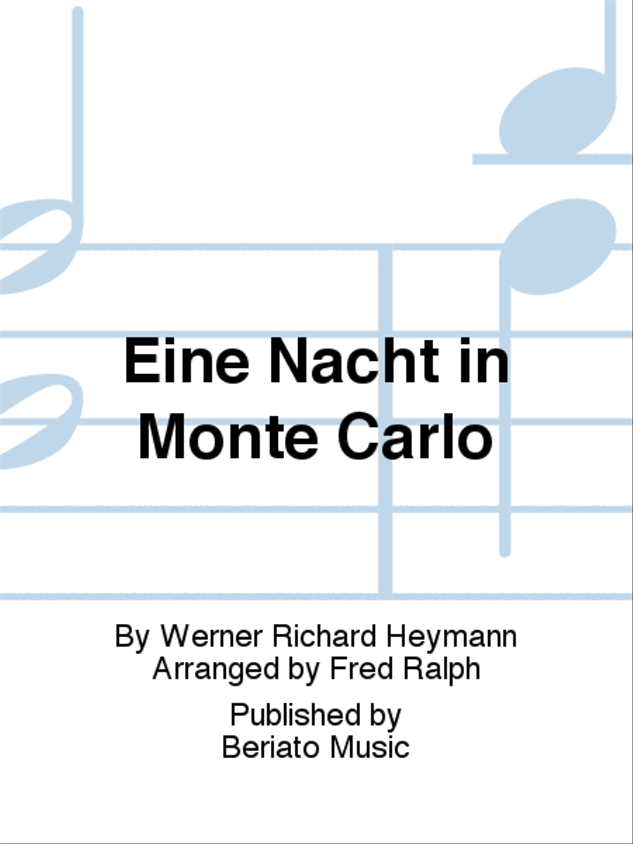Eine Nacht in Monte Carlo Orchestra scores gallery preview page 1