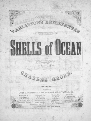 Book cover for Variations Brilliantes Sur le Theme Favori Shells of Ocean