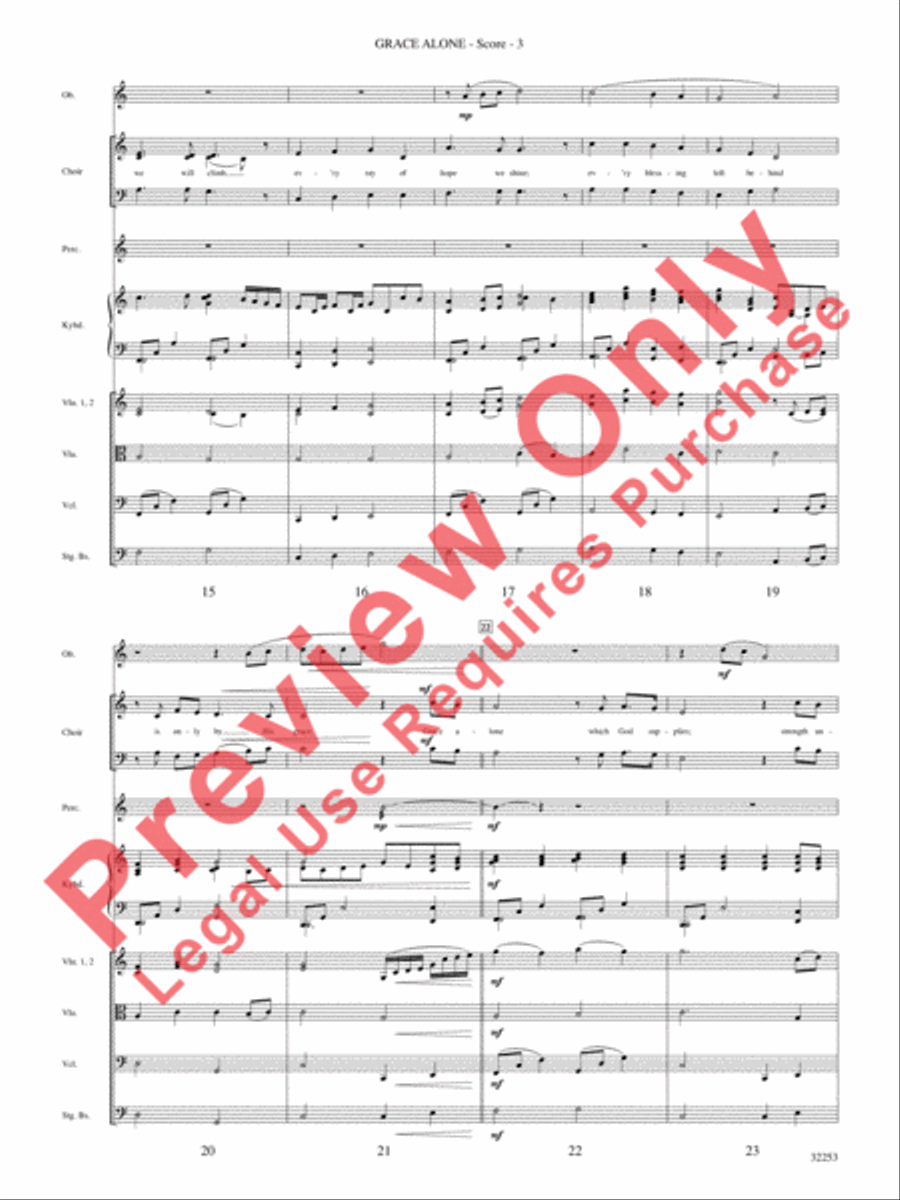 Grace Alone Grace Alone Choir scores gallery preview page 4