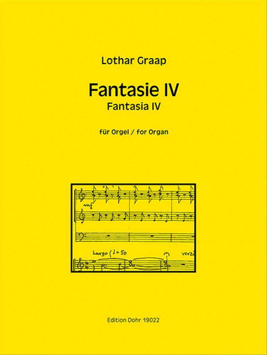 Fantasie IV für Orgel (2019)