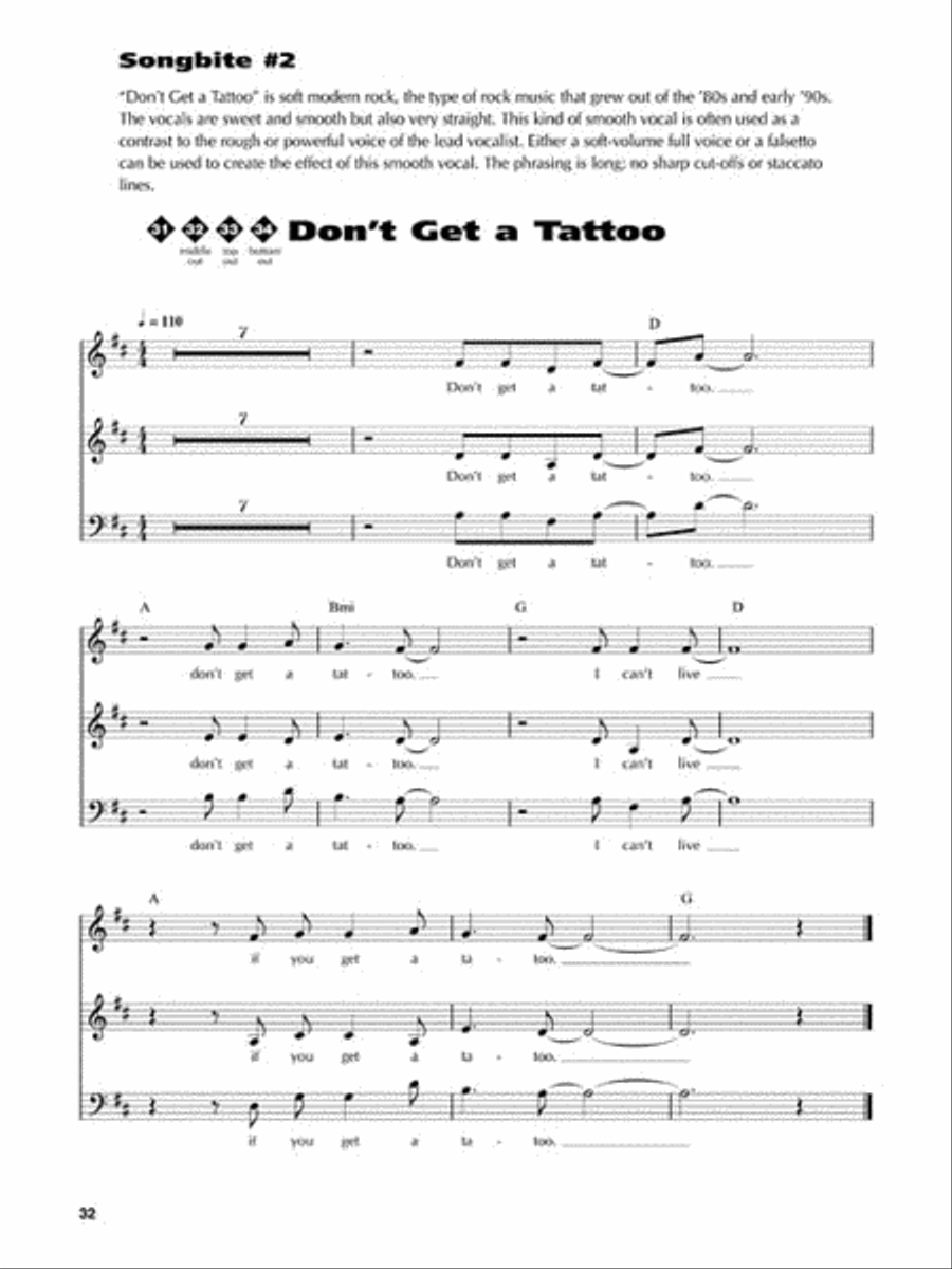 Harmony Vocals Harmony Vocals Voice scores gallery preview page 4