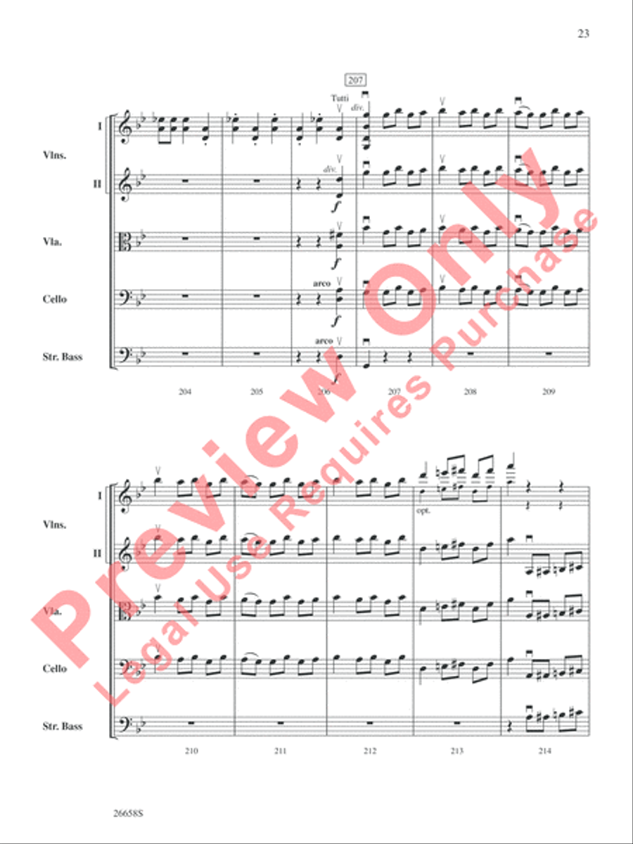 Halloween Spooktacular String Orchestra scores gallery preview page 24