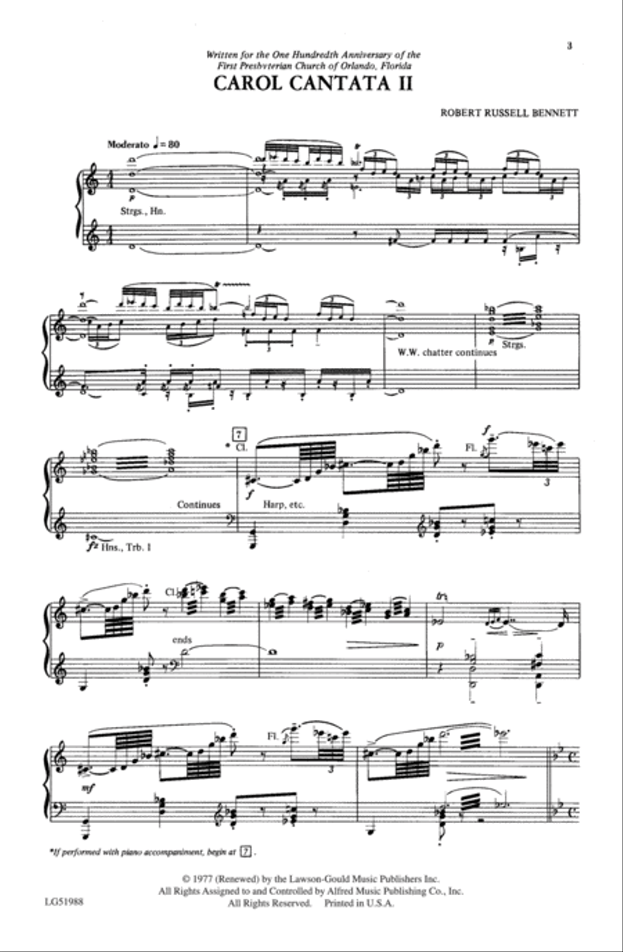 Carol Cantata Carol Cantata 4-Part scores gallery preview page 2