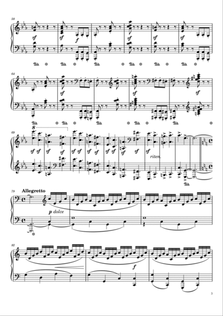 Etude Opus 45 No 25 in C Minor Piano Method scores gallery preview page 3