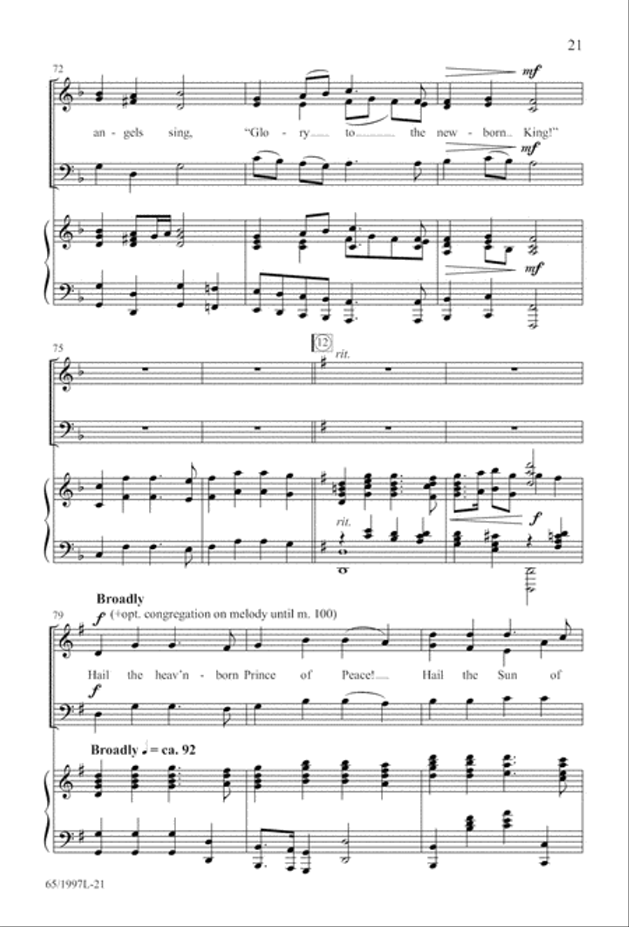 Candles and Carols Candles and Carols 3-Part scores gallery preview page 22