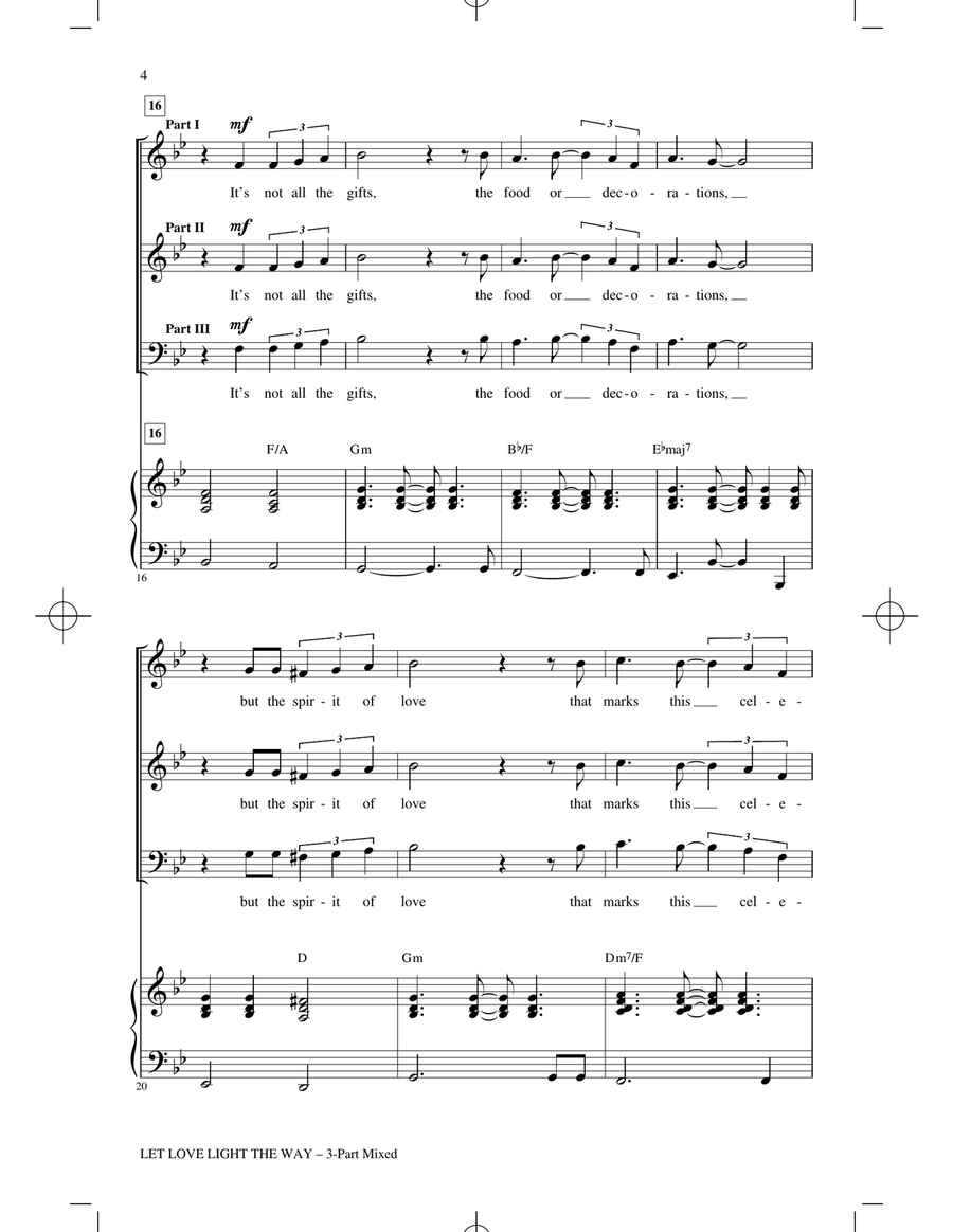 Let Love Light The Way (from Elena Of Avalor) (arr. Audrey Snyder) 3-Part scores gallery preview page 2