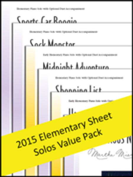 Elementary Sheet Solos 2015 (Value Pack)