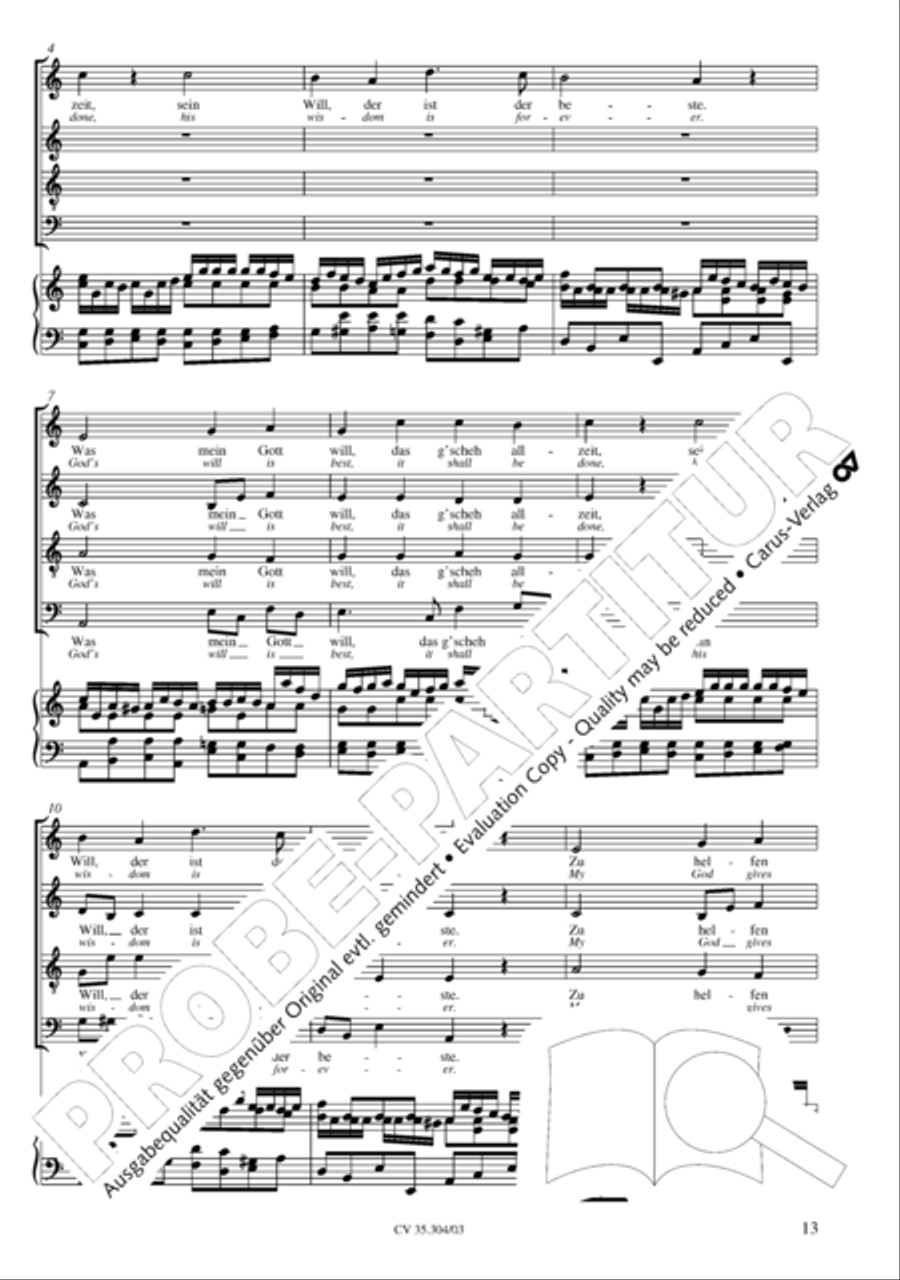 St. Mark Passion (Markus-Passion) 4-Part scores gallery preview page 14