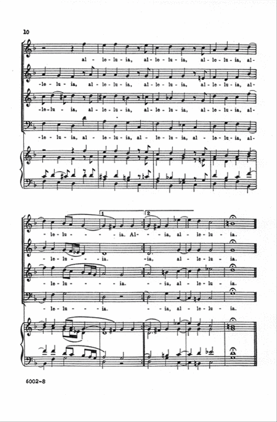 Angelus Ad Pastores Ait (Angels, then to the shepherds saying) 4-Part scores gallery preview page 9