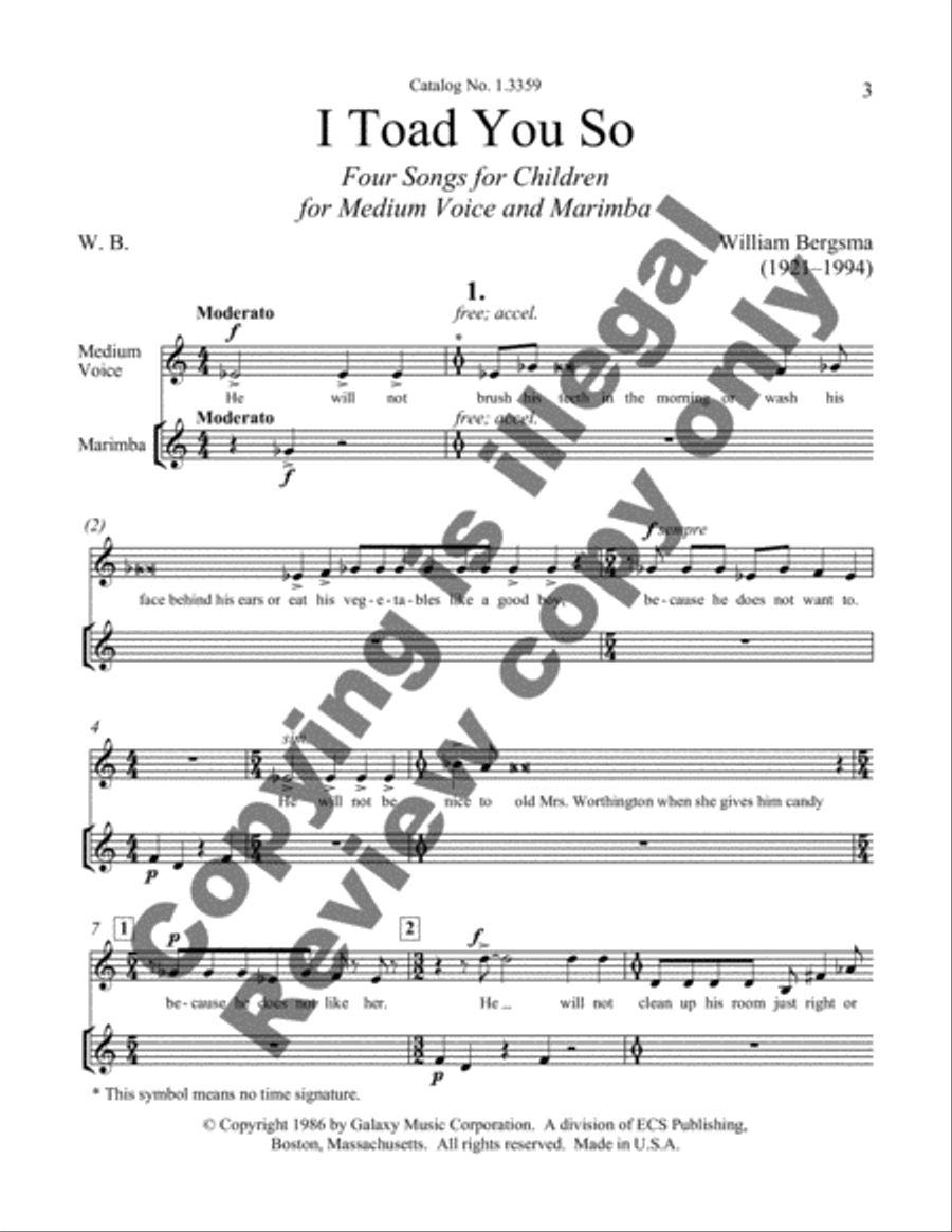 I Toad You So I Toad You So Medium Voice scores gallery preview page 3