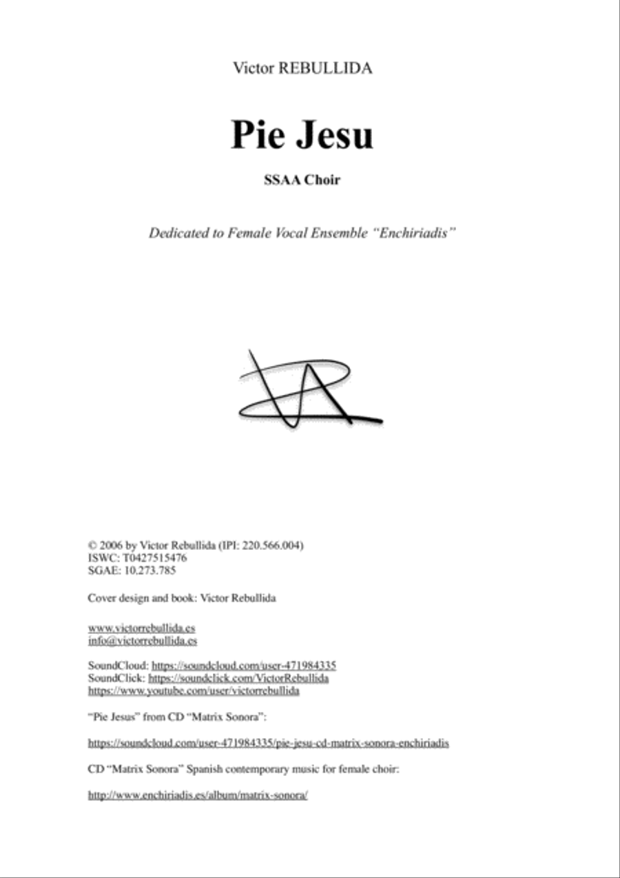 Pie Jesu SSAA scores gallery preview page 2