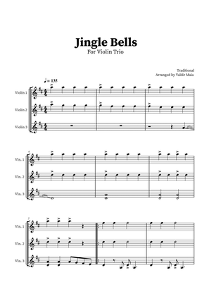 Book cover for Jingle Bells - Violin Trio