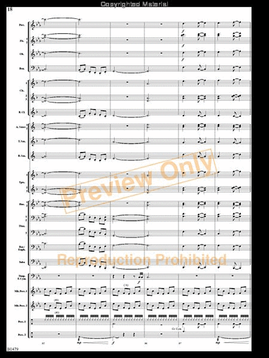 Gravity Wave Gravity Wave Concert Band scores gallery preview page 17
