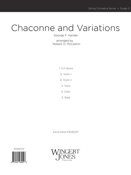 Chaconne and Variations image number null