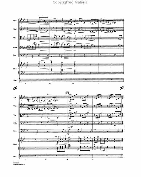 Cinema Paradiso by Ennio Morricone String Orchestra - Sheet Music