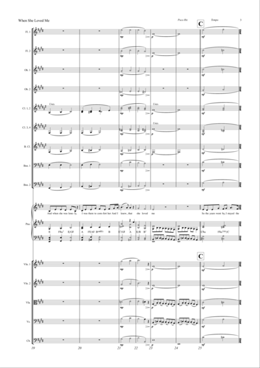 When She Loved Me Full Orchestra scores gallery preview page 3