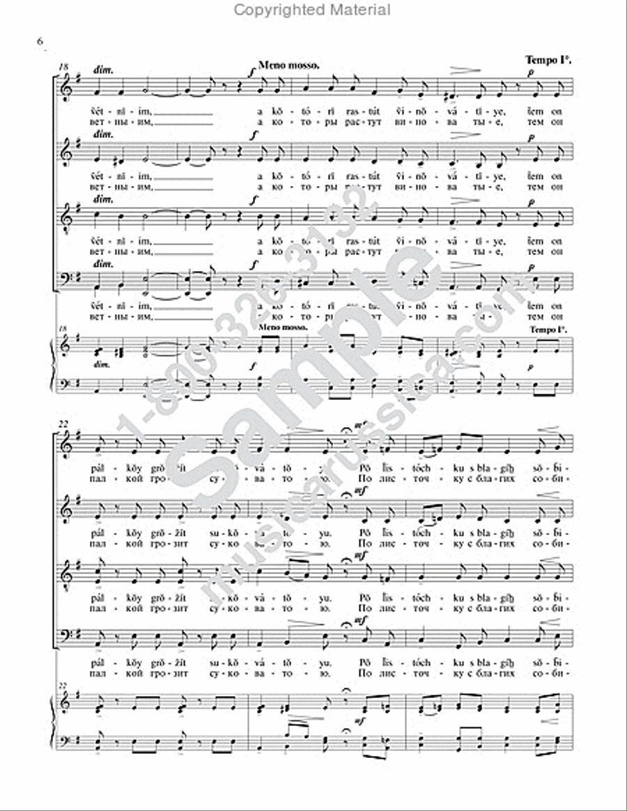 Panteley, the Healer Panteley, the Healer 4-Part scores gallery preview page 5