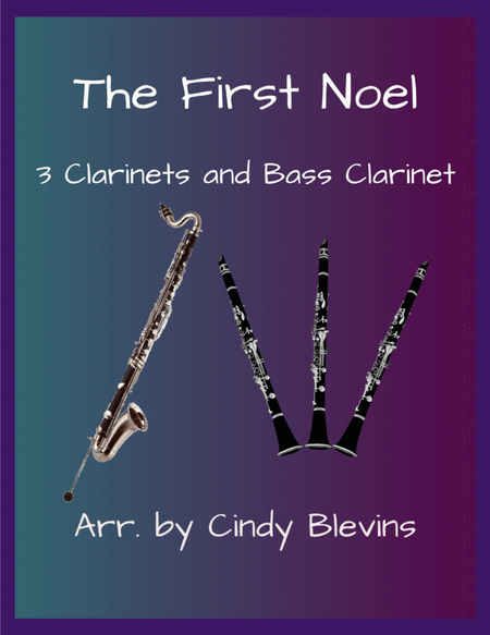 The First Noel, for Three Clarines and Bass Clarinet image number null