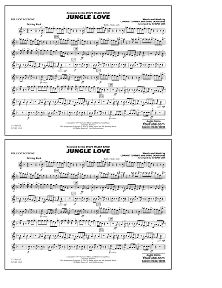 Jungle Love - Bells/Xylophone