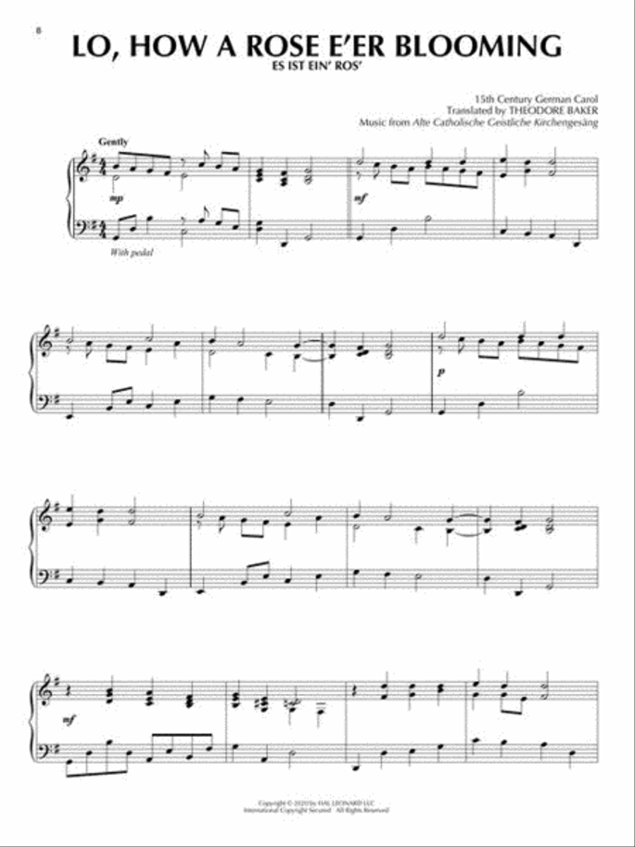 Piano Solos for the Church Year Piano Solo scores gallery preview page 8