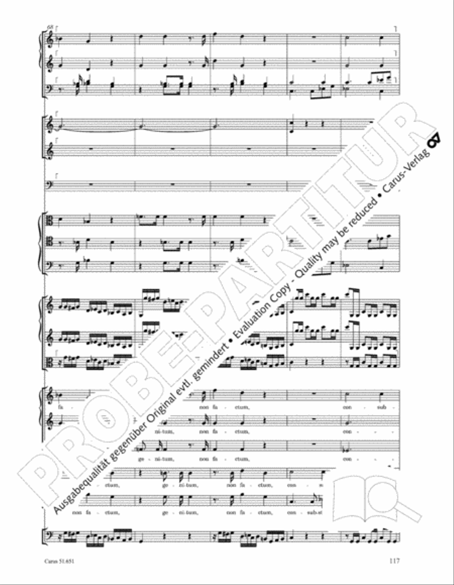 C Minor Mass, K. 427 (Missa in c KV 427) 4-Part scores gallery preview page 133
