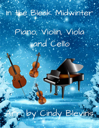 In the Bleak Midwinter, for Violin, Viola, Cello and Piano