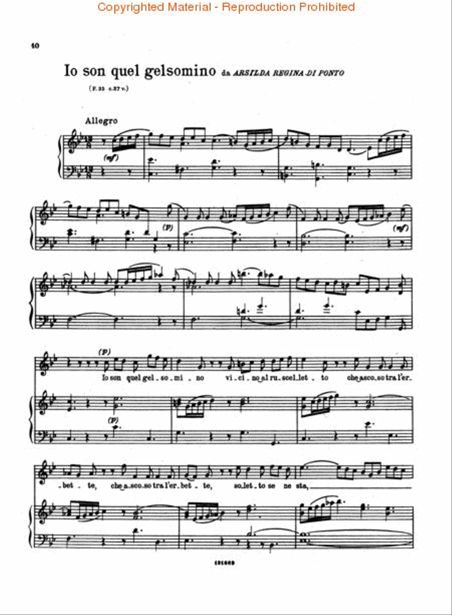 Arie per Soprano da Opere Voice scores gallery preview page 3