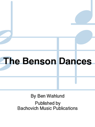 Book cover for The Benson Dances