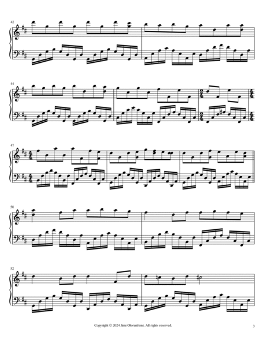 As The Deer Piano Solo scores gallery preview page 3