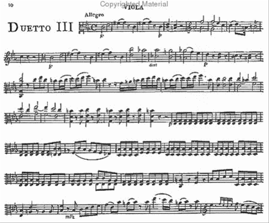 Three Duos for viola and cello - Book I String Duet scores gallery preview page 2