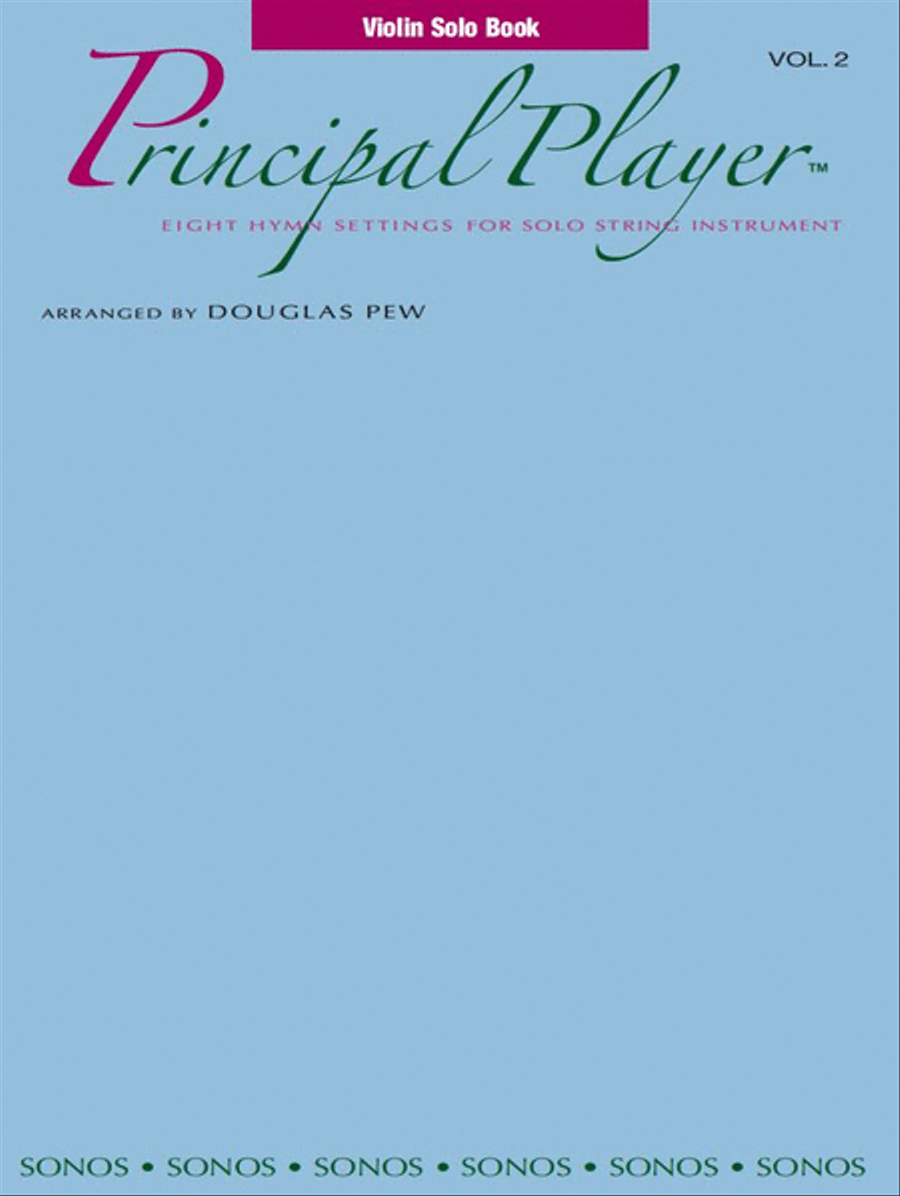 Principal Player - Vol. 2 - Violin SA scores gallery preview page 1