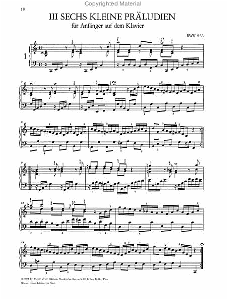 Small Preludes and Fughettas Chamber Music scores gallery preview page 4
