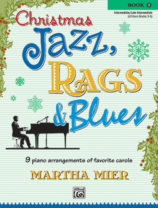 Book cover for Christmas Jazz, Rags & Blues, Book 3