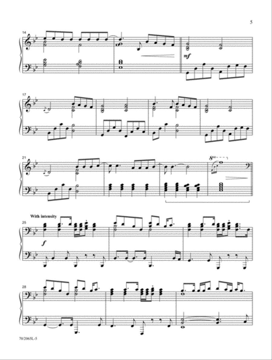 Lord of All Creation Piano Solo scores gallery preview page 3