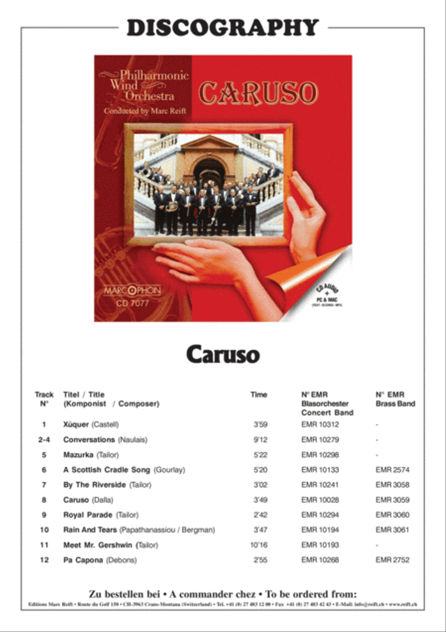 Caruso Brass Band scores gallery preview page 3