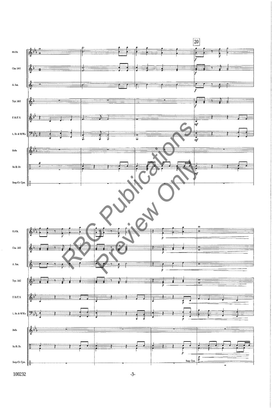 Telstar Concert Band scores gallery preview page 5