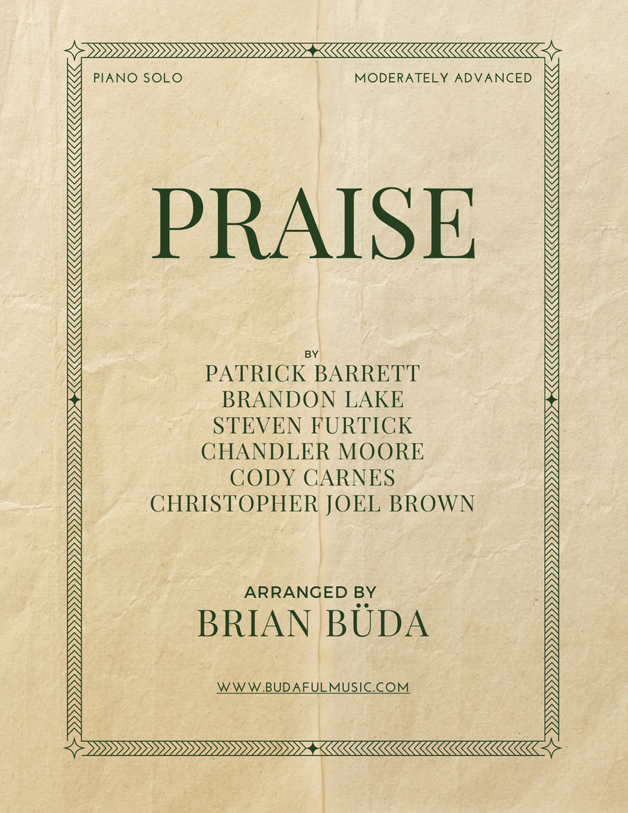 Praise Piano Solo scores gallery preview page 1