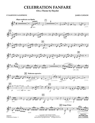 Celebration Fanfare (On a Theme by Haydn) - Eb Baritone Saxophone