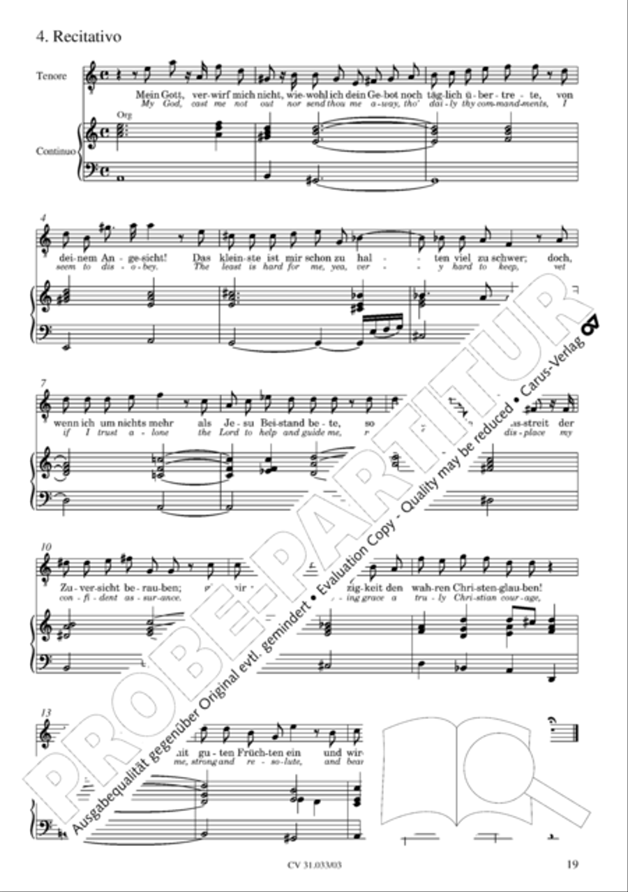 Lord Jesus Christ, in thee alone (Allein zu dir, Herr Jesu Christ) ATB scores gallery preview page 20