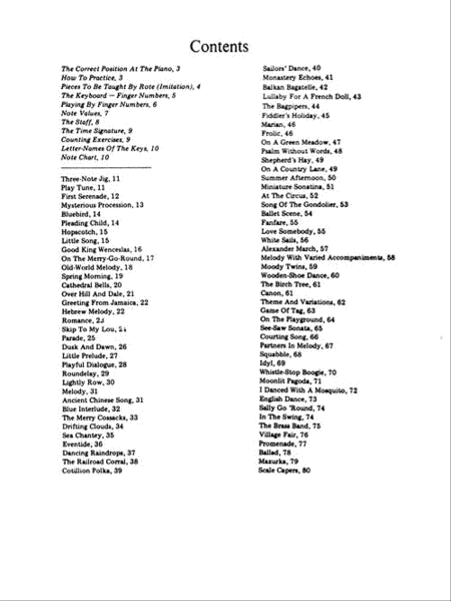 The Joy of First Year Piano Piano Method scores gallery preview page 2