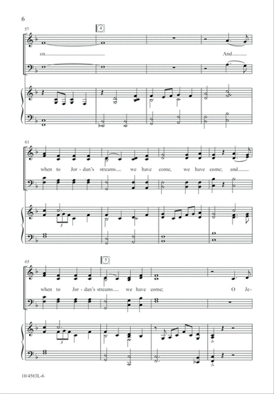 Saints Bound for Heaven Saints Bound for Heaven 4-Part scores gallery preview page 6